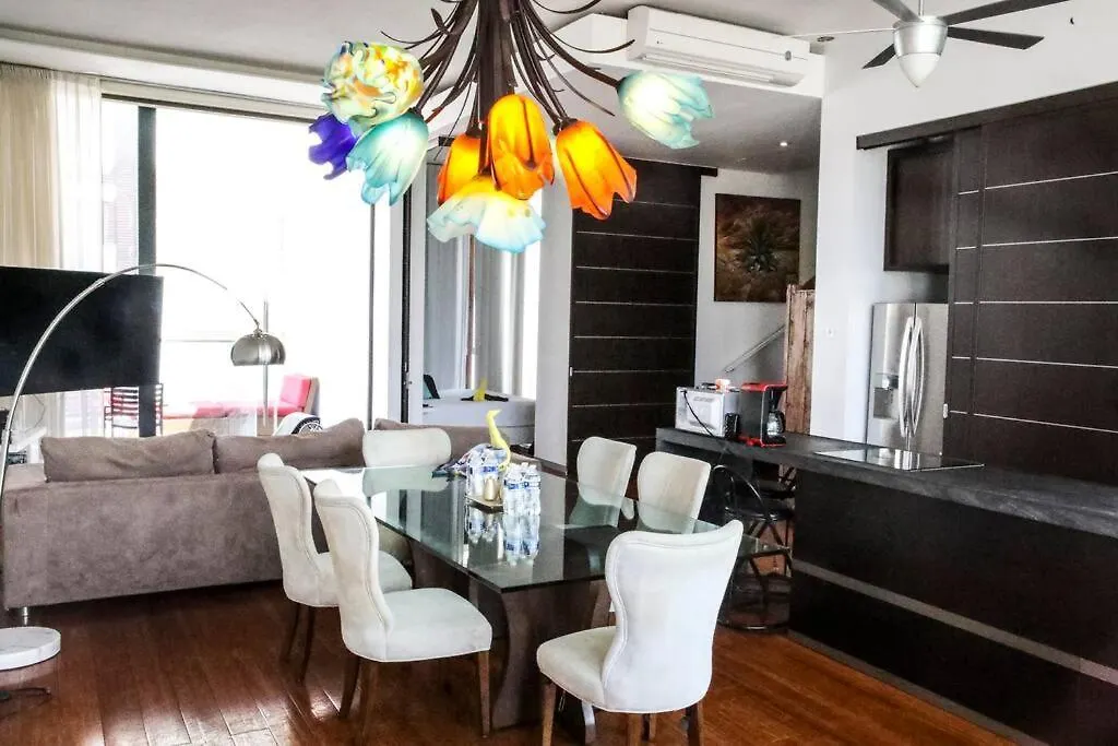 Apartament Exotic Ph/Terrace/ Freeparking/5A Avenue/Fast Wifi Playa del Carmen