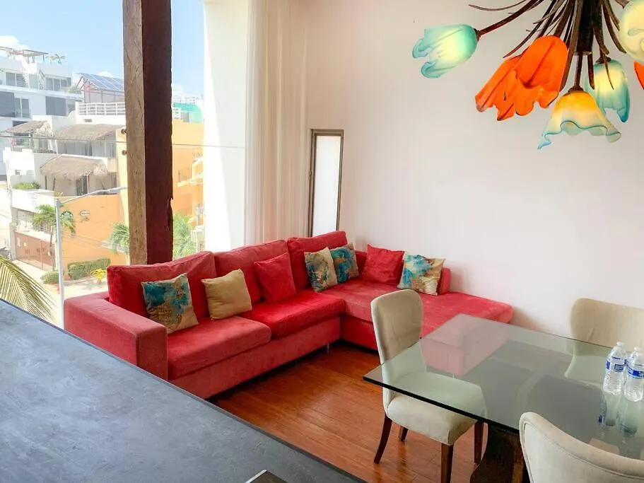 Apartament Exotic Ph/Terrace/ Freeparking/5A Avenue/Fast Wifi Playa del Carmen